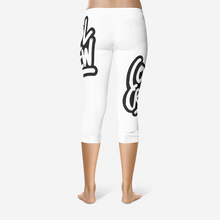 Load image into Gallery viewer, Double Print Capri Leggings
